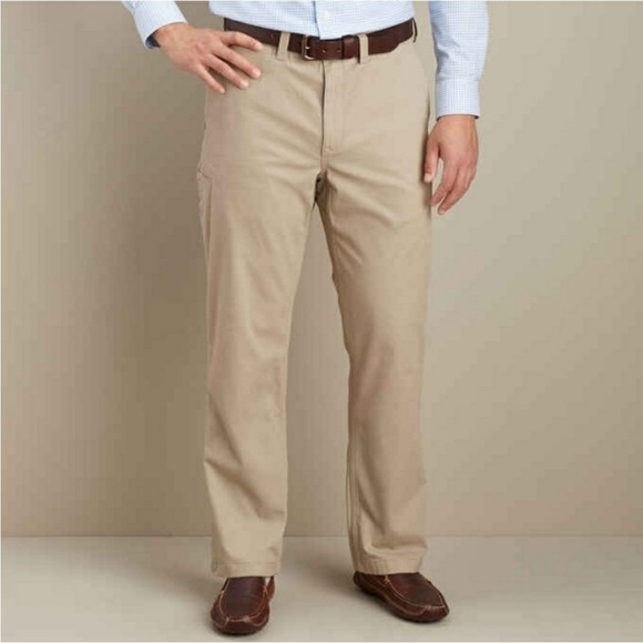 Duluth Trading Co Other - Duluth Trading Co Khaki Straight-Leg Chinos - Tan
